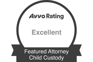 Avvo rating / Excellent / Featured Attorney Child Custody - Badge